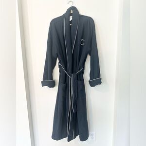 Pottery Barn Waffle Weave “C” Resort Robe L